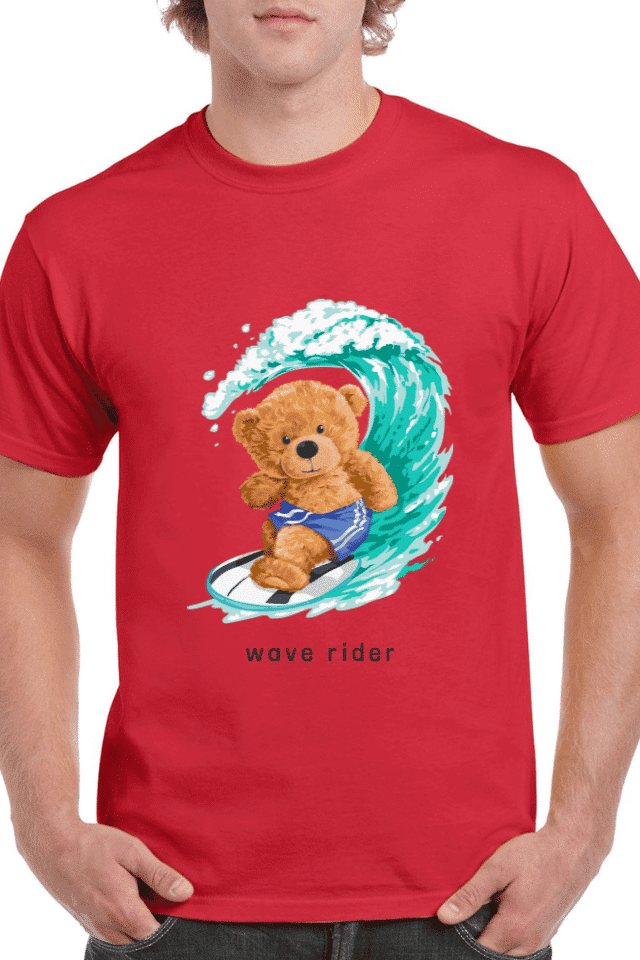 Tricou personalizat Bărbați - Surfing Bear