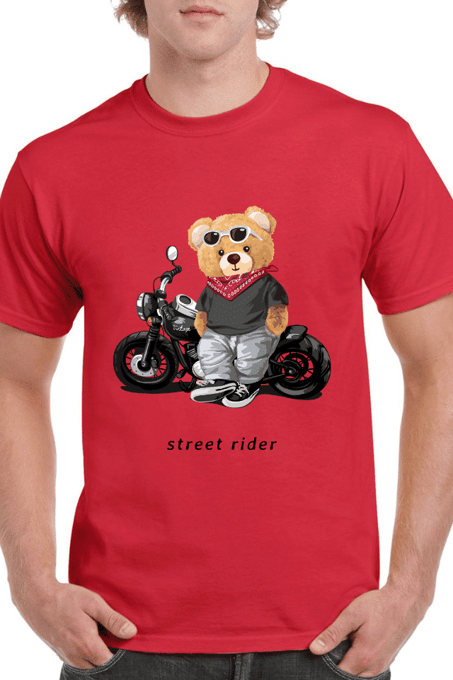 Tricou personalizat Bărbați - Motorcycle Bear