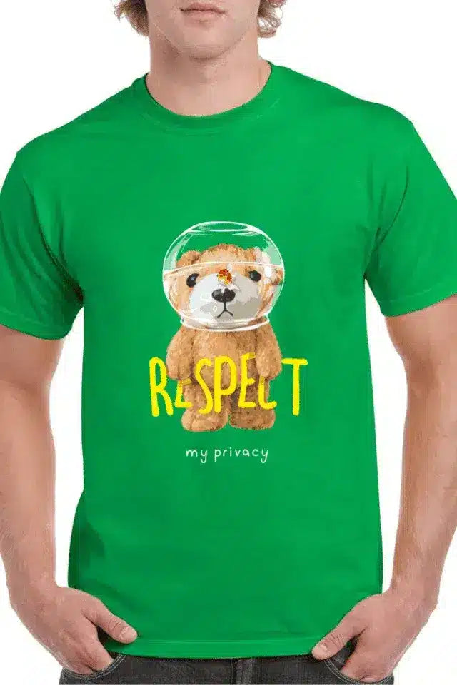 Tricou personalizat Bărbați - Respect My Privacy