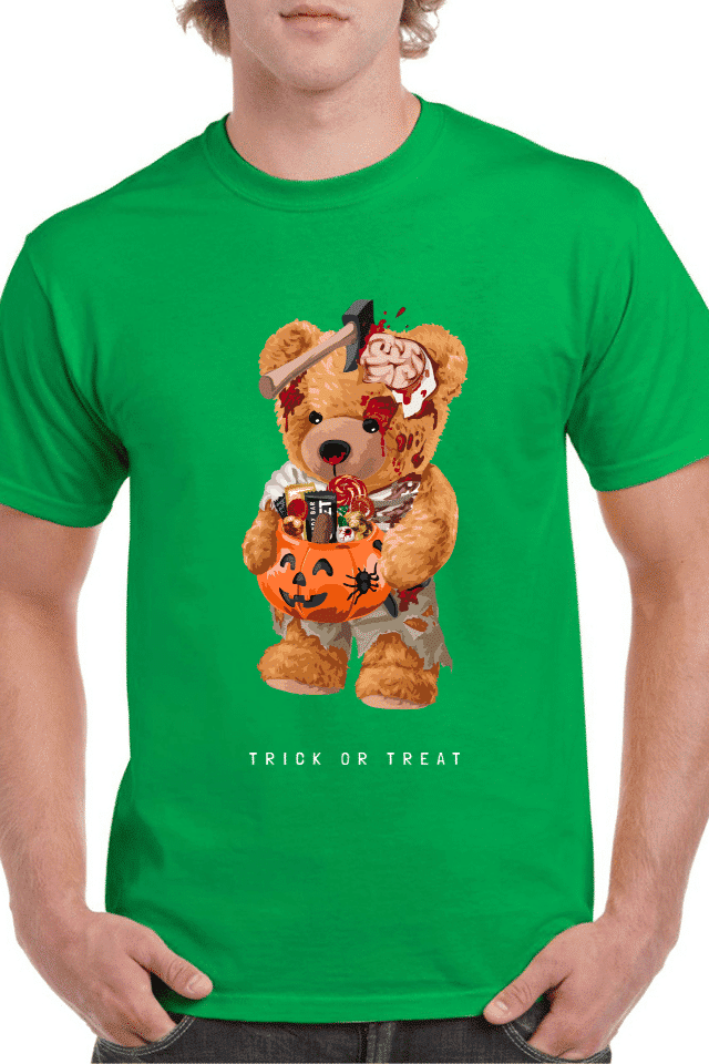 Tricou personalizat Bărbați - Spooky Teddy Bear