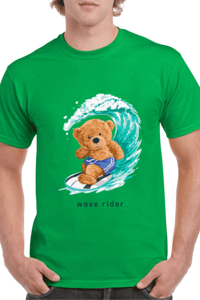 Tricou personalizat Bărbați - Surfing Bear