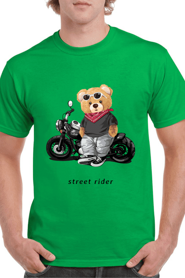 Tricou personalizat Bărbați - Motorcycle Bear