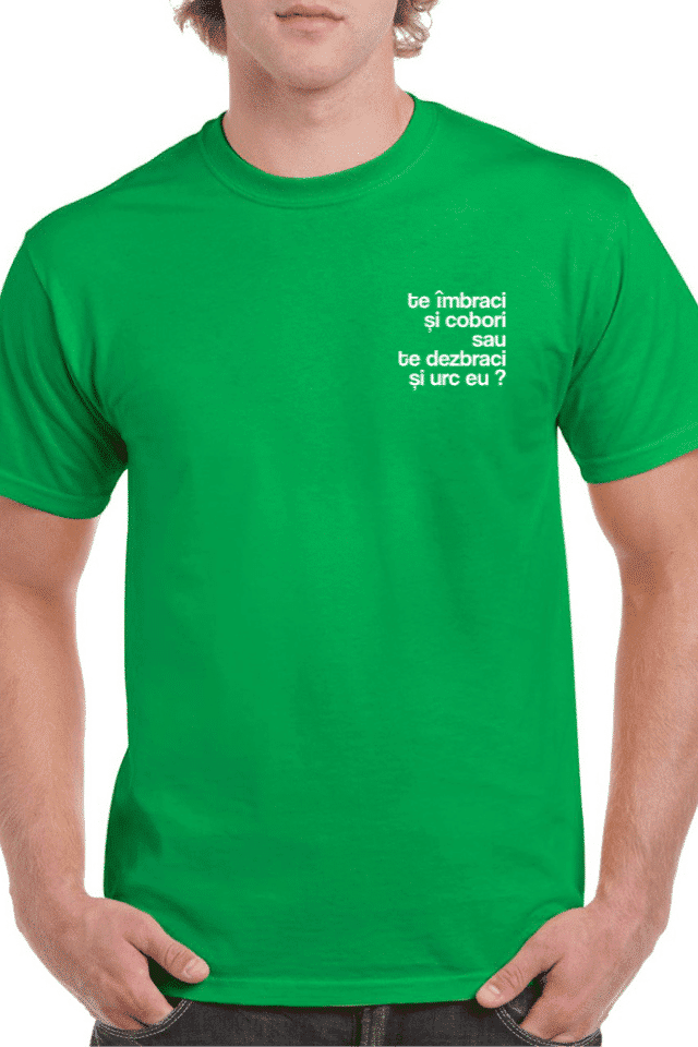 Tricou personalizat Bărbați - Te îmbraci și cobori