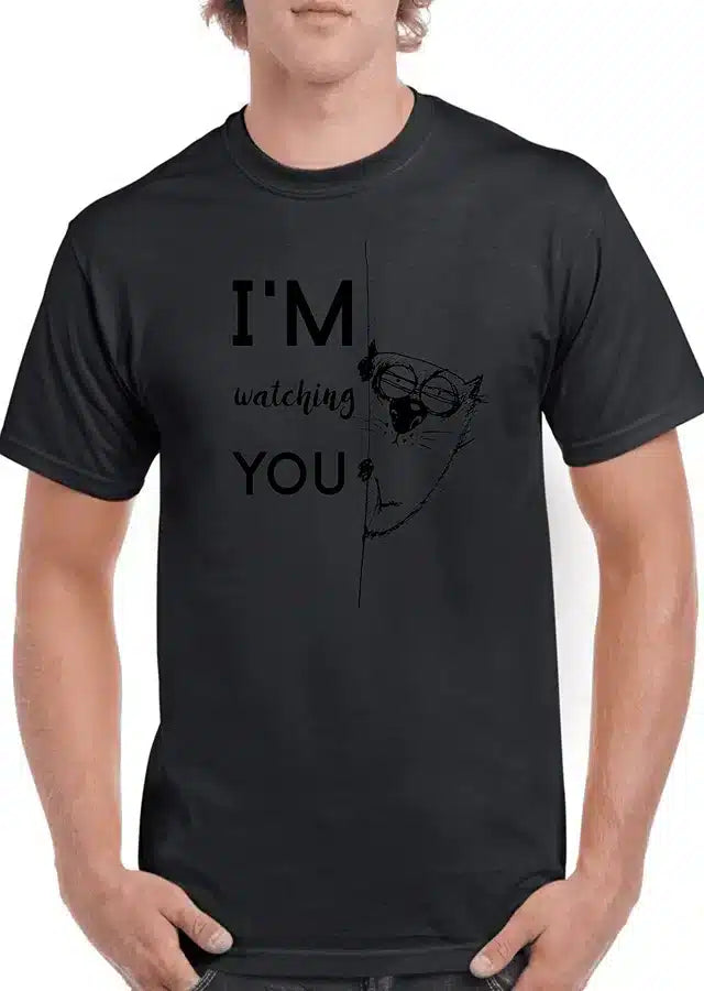 Tricou personalizat Bărbați - I'M watching YOU