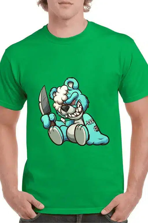 Tricou personalizat Bărbați - Angry teddy bear