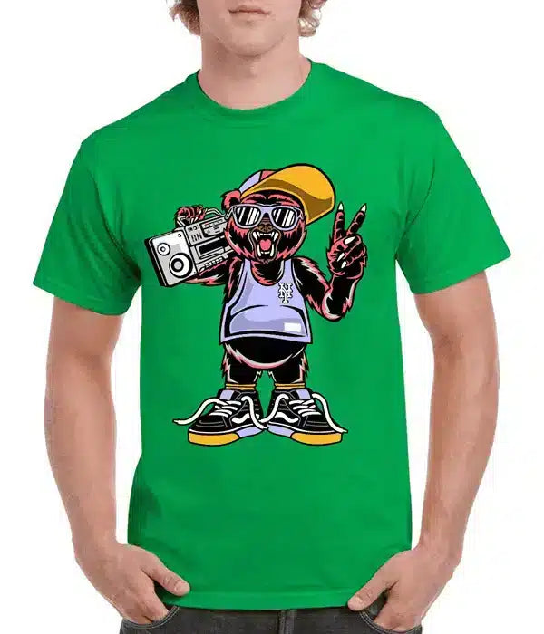 Tricou personalizat Bărbați - The Bear is Rapper