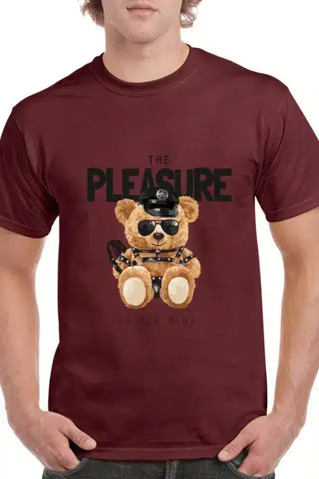 Tricou personalizat Bărbați - "the pleasure is all mine"