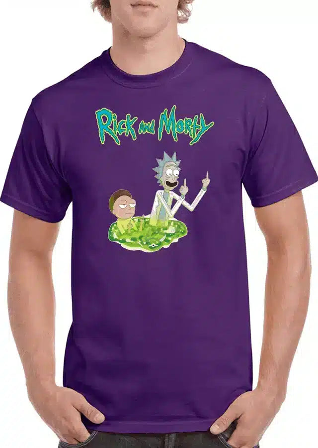 Tricou personalizat Bărbați - Rick și Morty