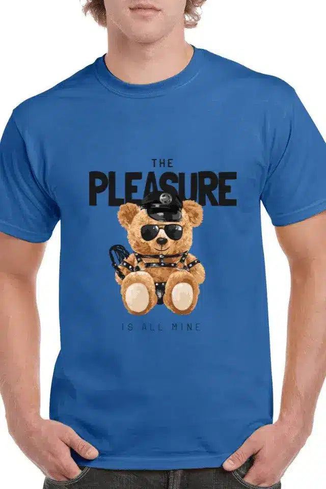 Tricou personalizat Bărbați - "the pleasure is all mine"