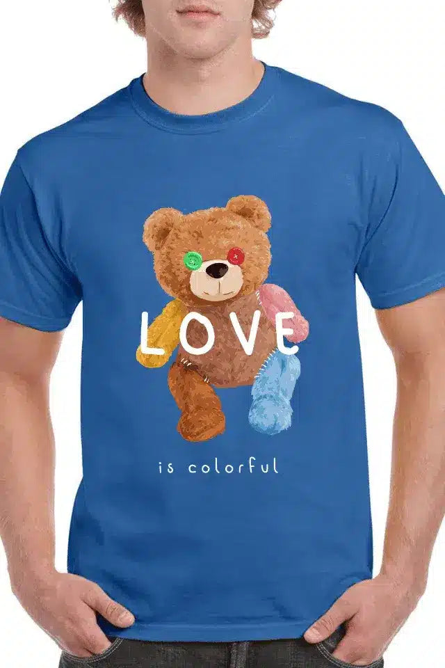 Tricou personalizat Bărbați - Love Is Colorful