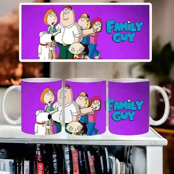 Cana personalizata, Family Guy, Ceramica, Alb, 350 ml