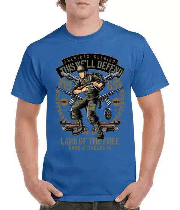 Tricou personalizat Bărbați - Soldați americani