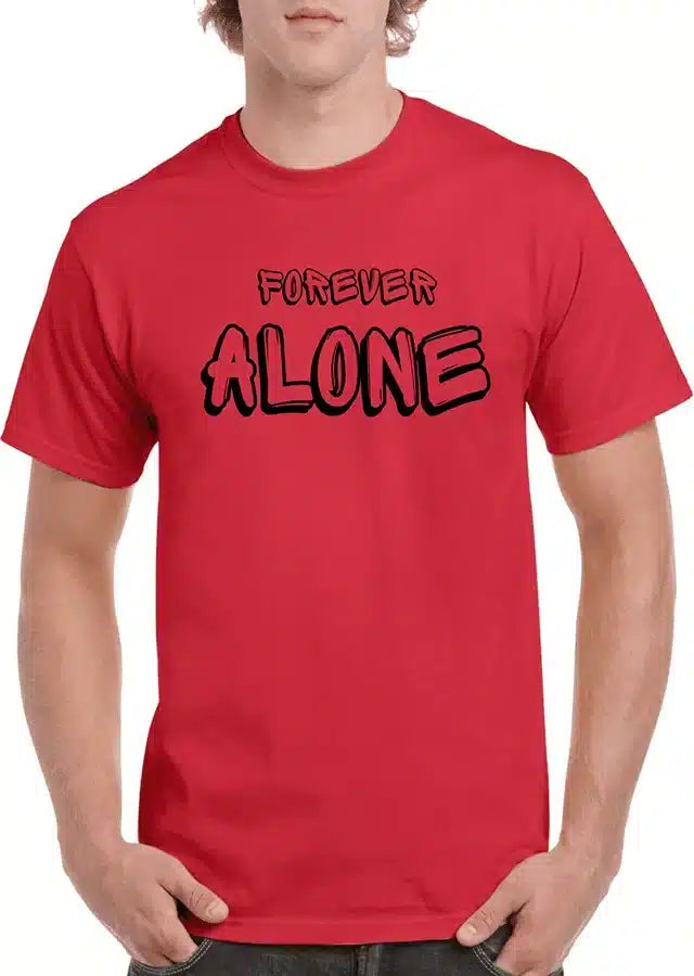 Tricou personalizat Bărbați - Forever alone