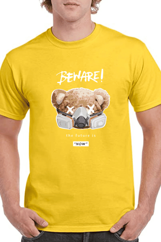 Tricou personalizat Bărbați - Beware! The future is NOW