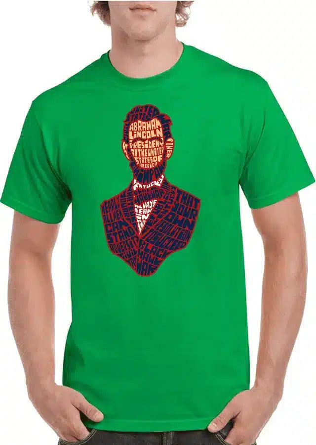 Tricou personalizat Bărbați - Abraham Lincoln