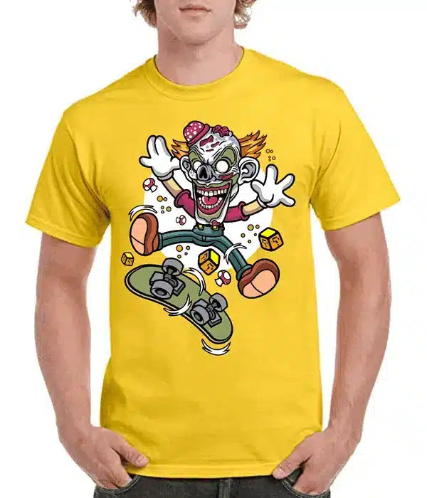 Tricou personalizat Bărbați - Joker on skateboard