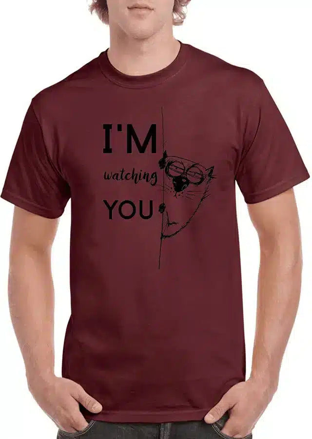 Tricou personalizat Bărbați - I'M watching YOU