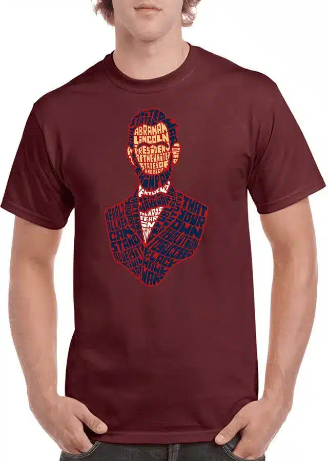 Tricou personalizat Bărbați - Abraham Lincoln