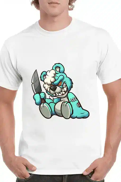 Tricou personalizat Bărbați - Angry teddy bear