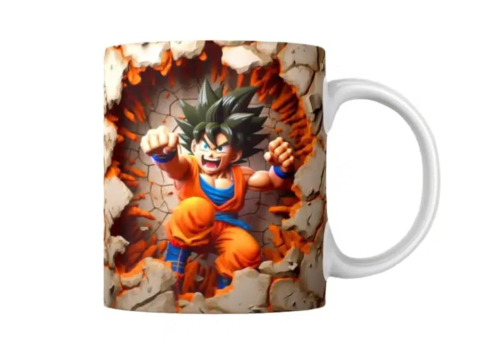 Cana personalizata, Dragon Ball Super Model 1 , Ceramica, Alb, 350