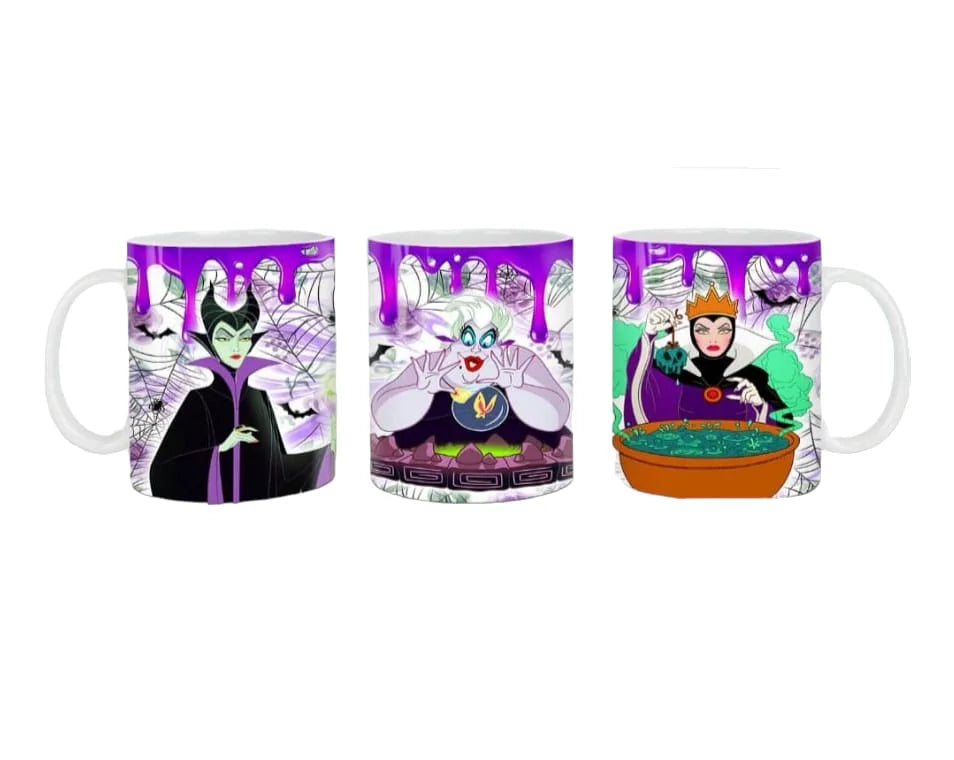 Cana personalizata, Vrajitoarea cea rea, Ceramica, Alb, 350 ml