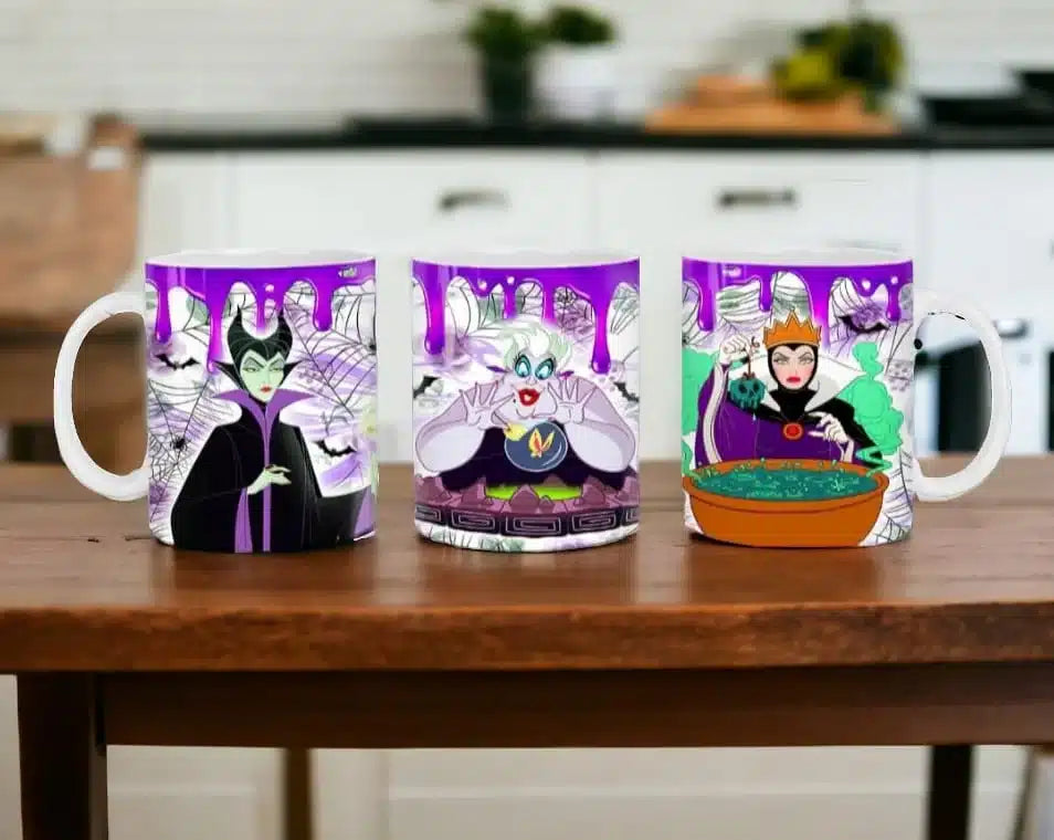 Cana personalizata, Vrajitoarea cea rea, Ceramica, Alb, 350 ml