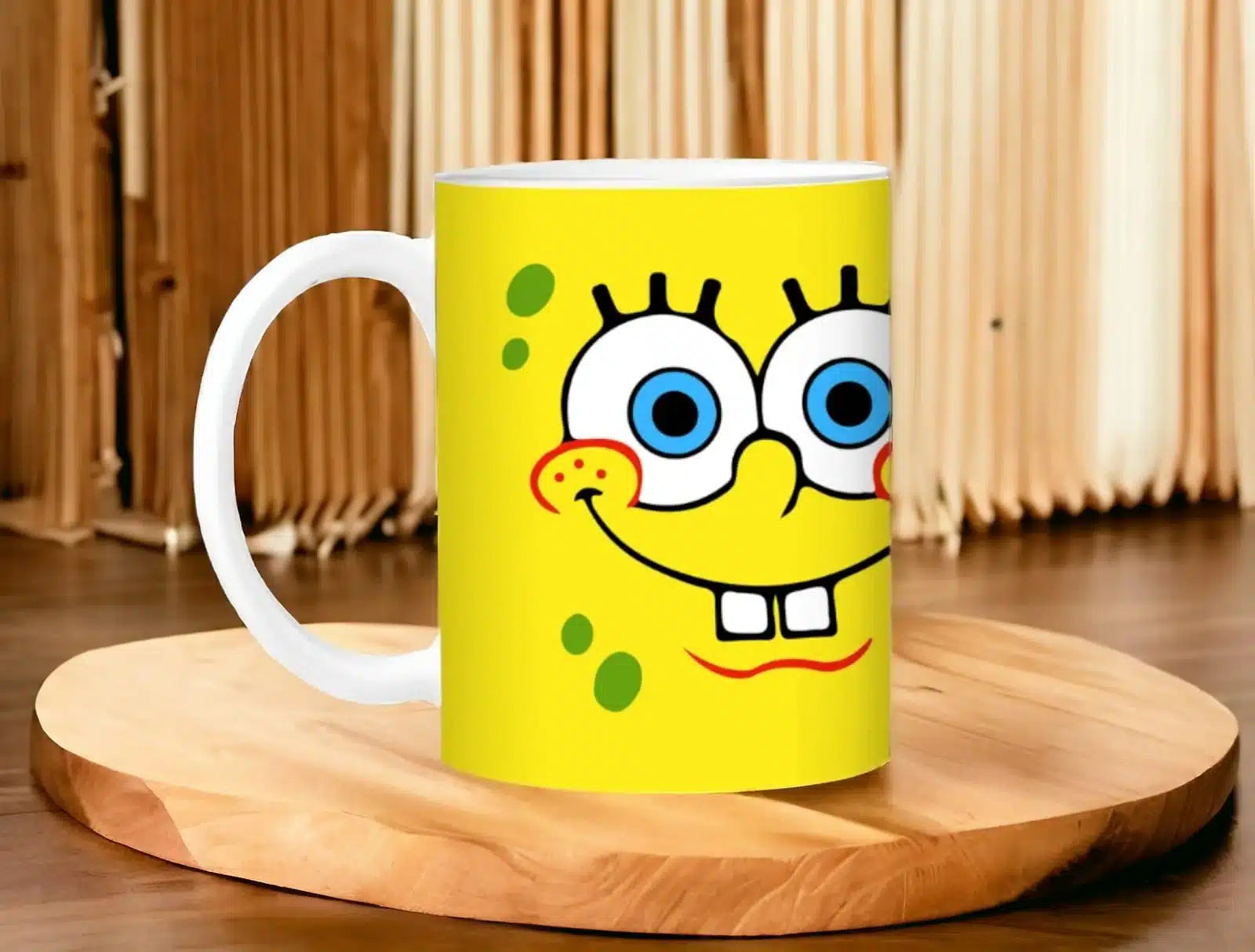 Cana personalizata, SpongeBob Best Model 3, Ceramica, Alb, 350 ml