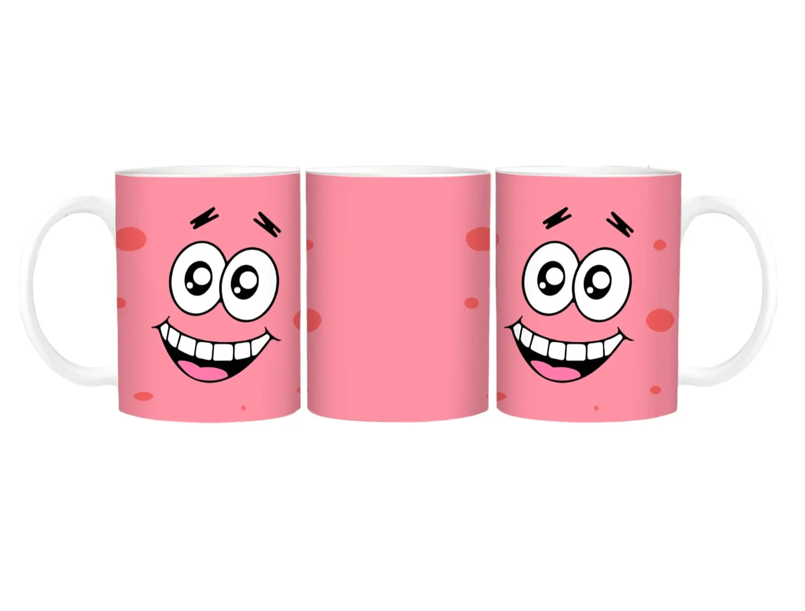 Cana personalizata, Patrick Star, Ceramica, Alb, 350 ml