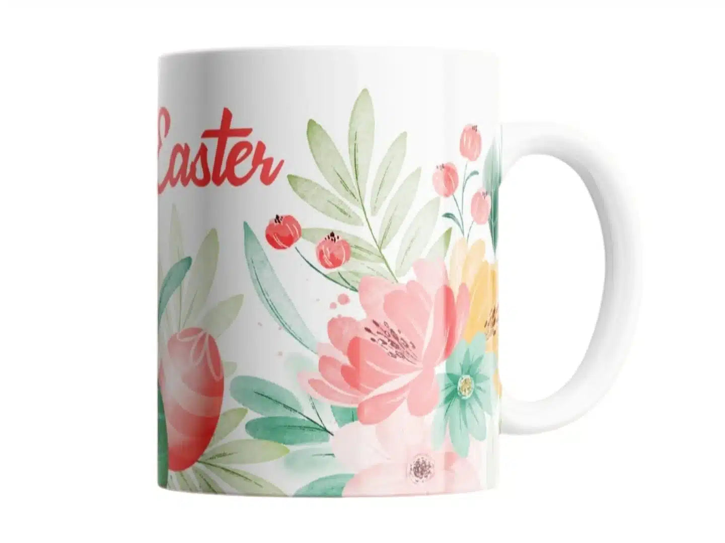 Cana personalizata, Easter, Ceramica, Alb, 350 ml