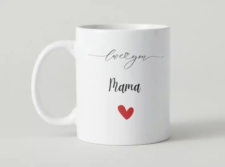 Cana personalizata, 8 Martie de ziua mamei model 5, Ceramica, Alb, 350 ml