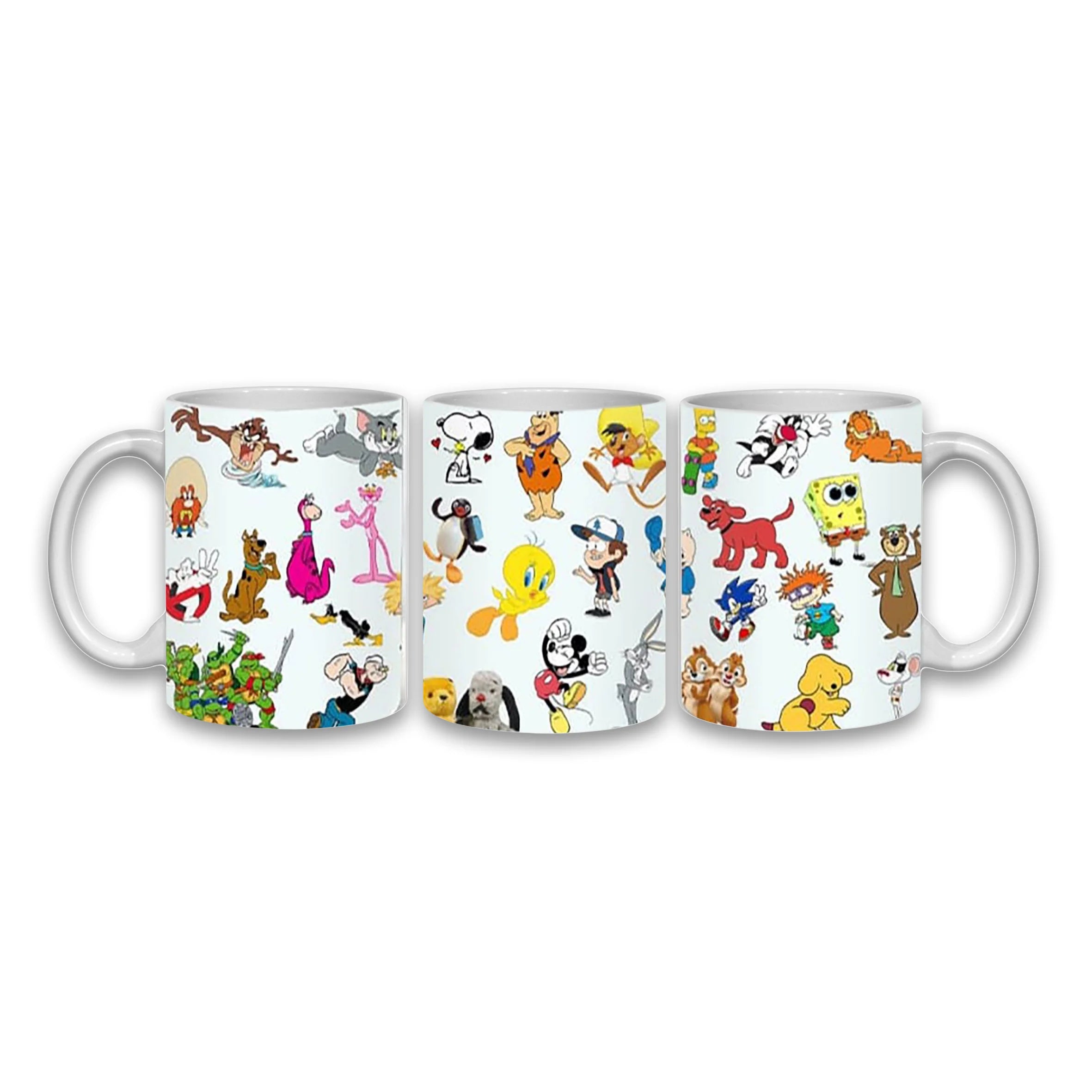 Cana personalizata, Cartoon Network, Ceramica, Alb, 350 ml