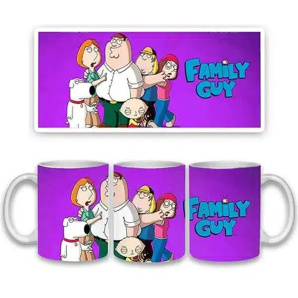 Cana personalizata, Family Guy, Ceramica, Alb, 350 ml
